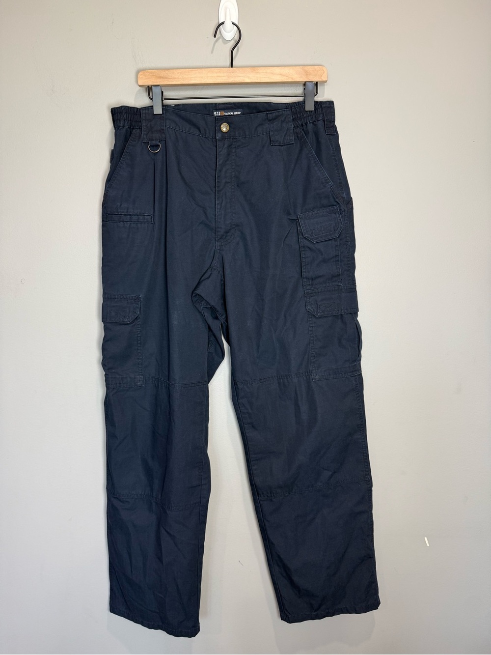 5.11 Tactical Series Navy Cargo Pants Ripstop Utility Work 34x32